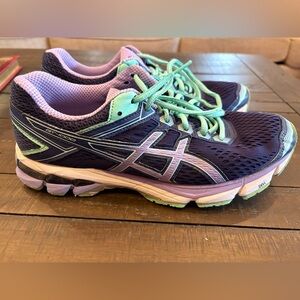 ASICS GT-1000 Running Shoes Navy Mint Lavender | Women’s 10